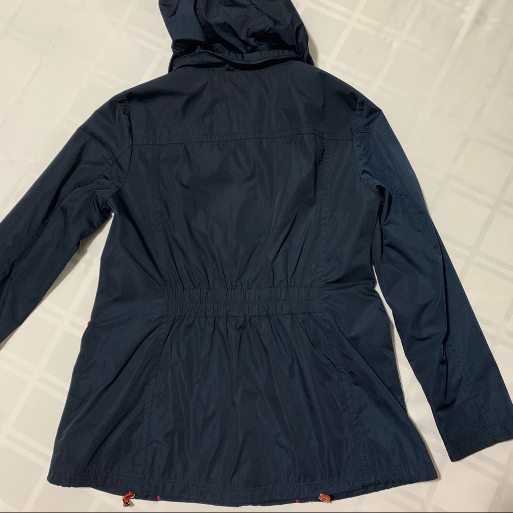 Vince Camuto Navy Utility Jacket with Red Trim - Picture 7 of 13